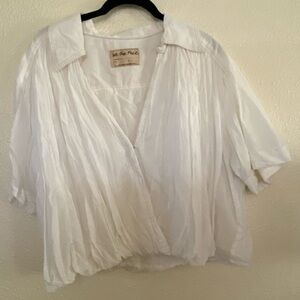 We The Free White Blouse